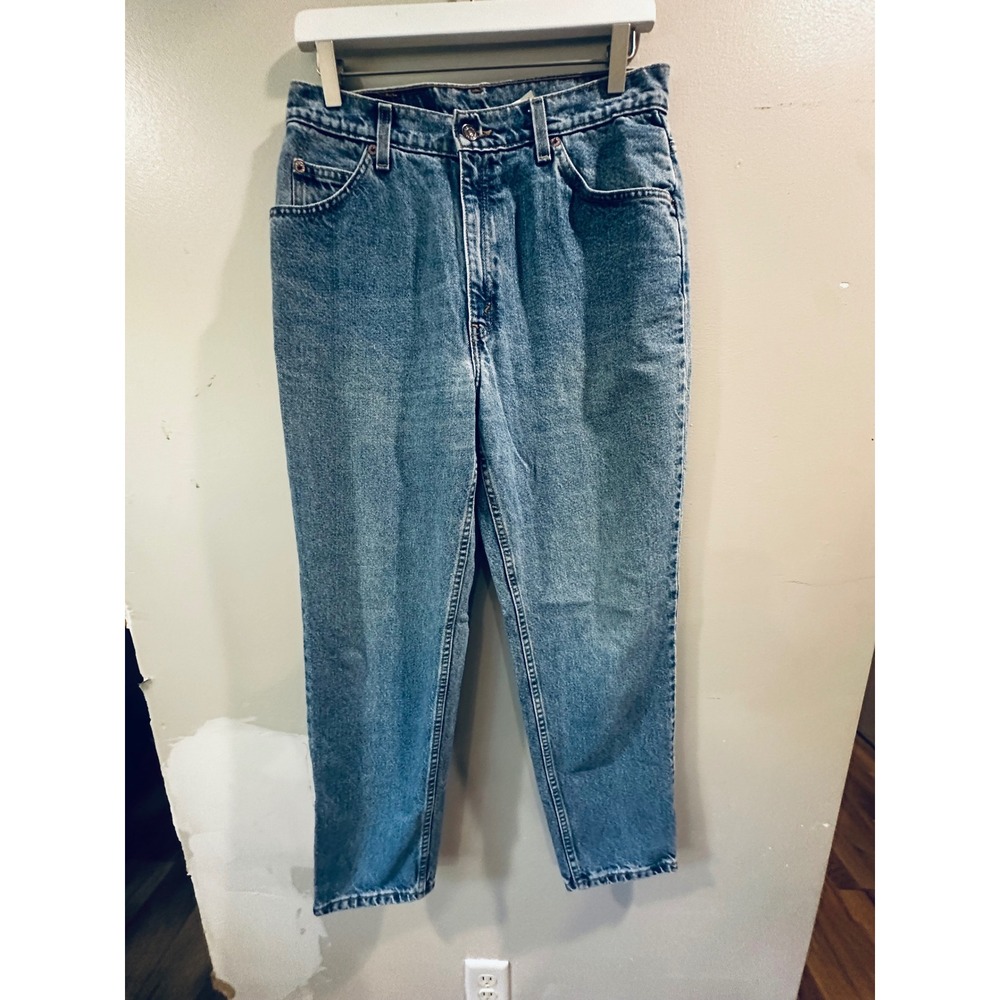 Vintage Levis 921 Orange Tab Slim Fit Tapered Jeans Medium Wash 12 Reg S 29*26